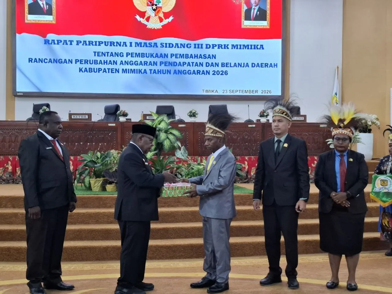 DPRK Mulai Bahas APBD Perubahan Mimika 2026, Anggaran Harus Tepat Sasaran