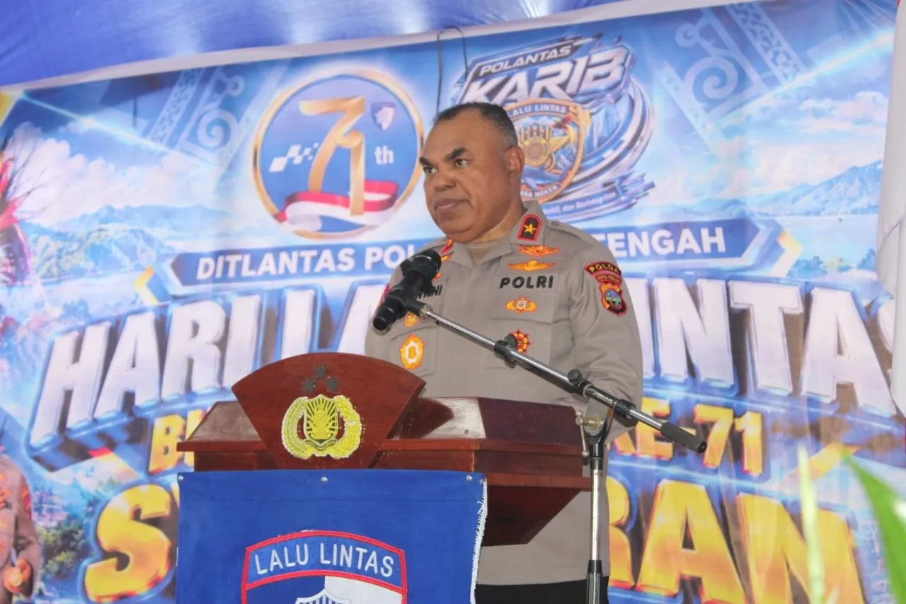 71 Tahun Lalu Lintas Bhayangkara, Kapolda Papua Tengah Ingatkan Pentingnya Keselamatan