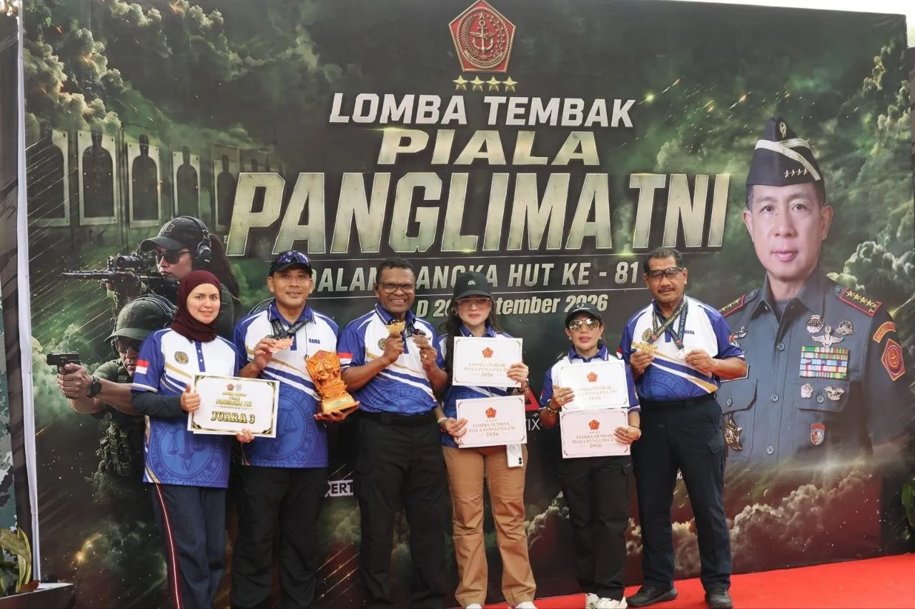 Kapolda Papua Raih Dua Medali di Panglima TNI Cup 2026, Polda dan Perbakin Papua Bawa Pulang 14 Medali