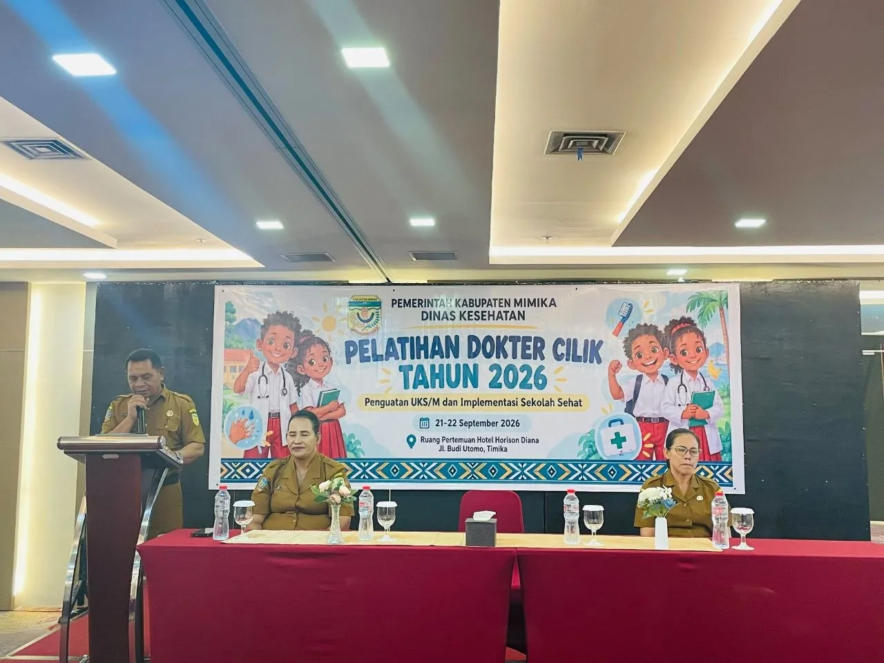 25 Sekolah di Mimika Ikuti Pelatihan Dokter Cilik 2026, Kadis Kesehatan Mimika : Dokter Cilik Bukan Soal Profesi Dokter Tapi...